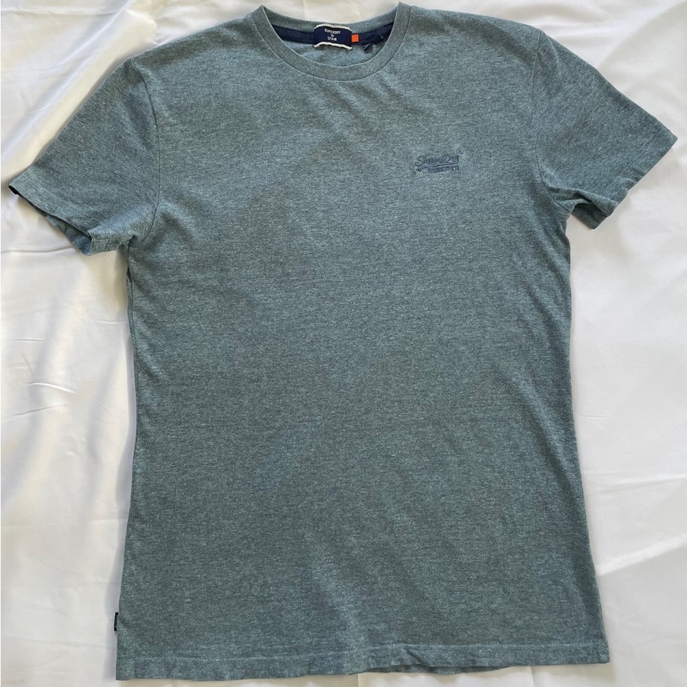 Superdry Blue Short Sleeve Tee Classic Design